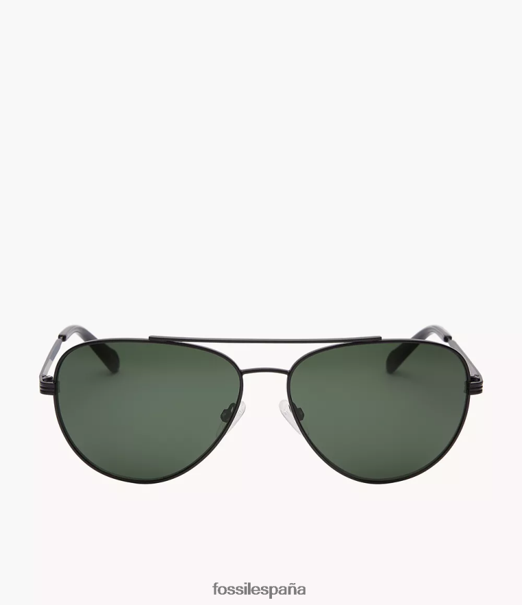 accesorio 804XJ42011 verde hombres Fossil gafas de sol de aviador langley