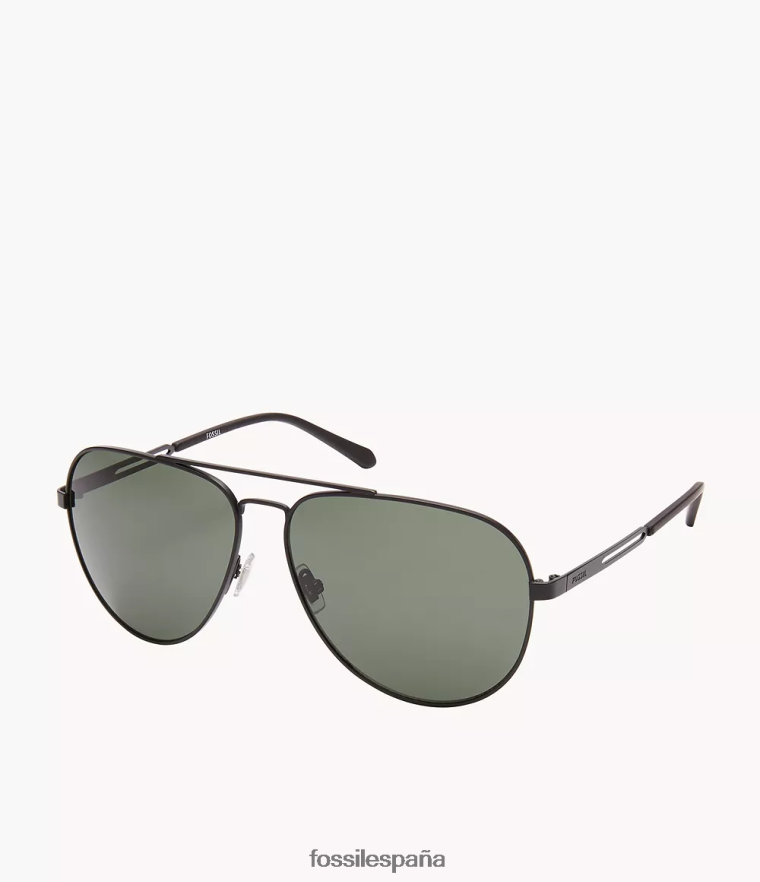 accesorio 804XJ42035 verde hombres Fossil gafas de sol de aviador benedict