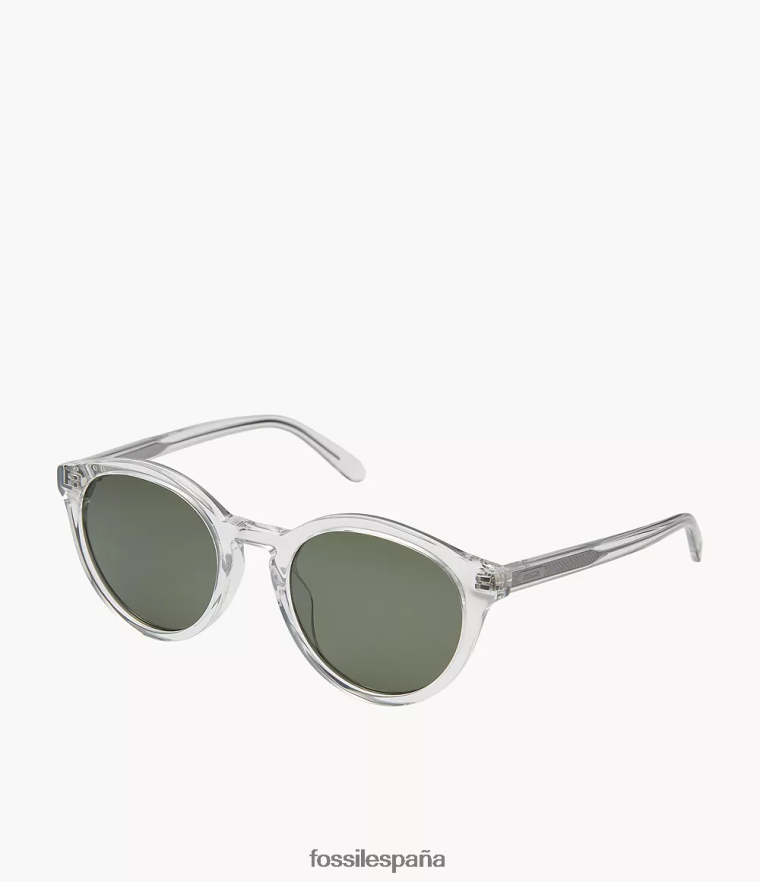 accesorio 804XJ42056 verde hombres Fossil gafas de sol redondas