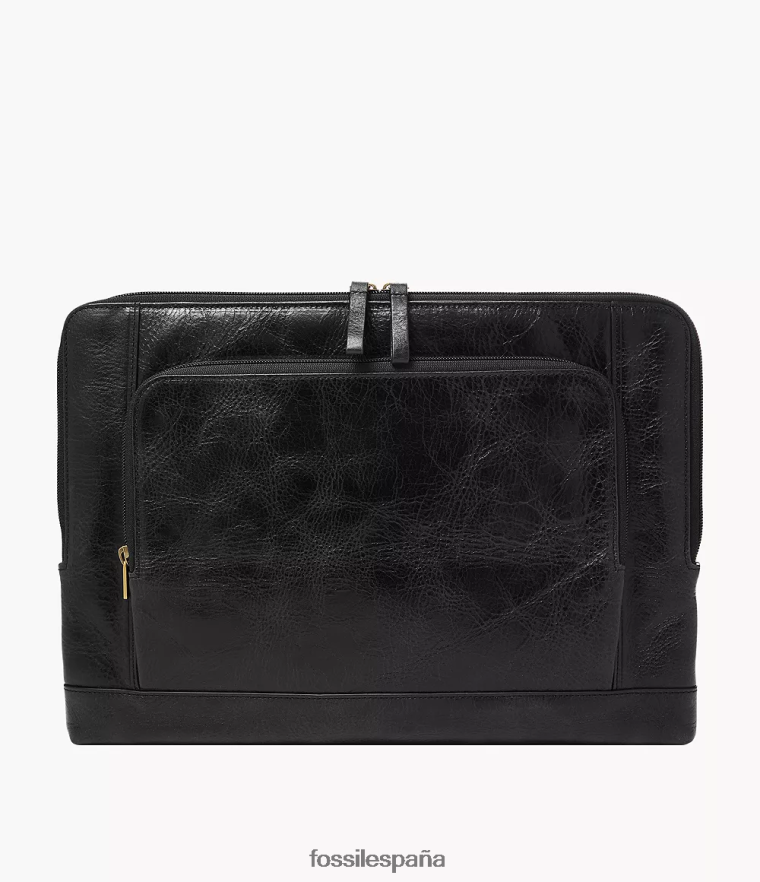 accesorio 804XJ42059 negro hombres Fossil folio para portátil dillon