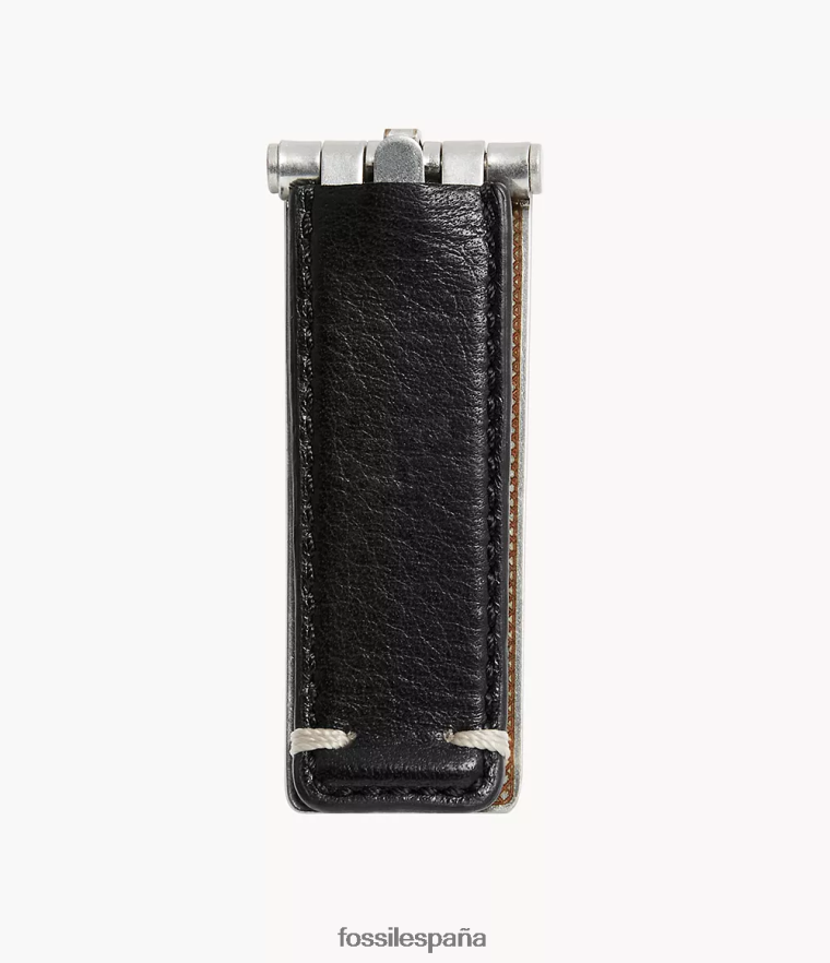 accesorio 804XJ42071 negro hombres Fossil clip de dinero de regalo