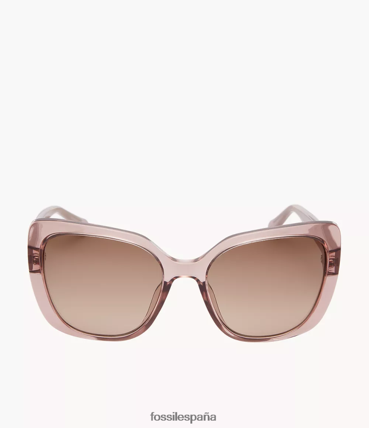 accesorio 804XJ41977 marrón mujer Fossil gafas de sol cuadradas cate