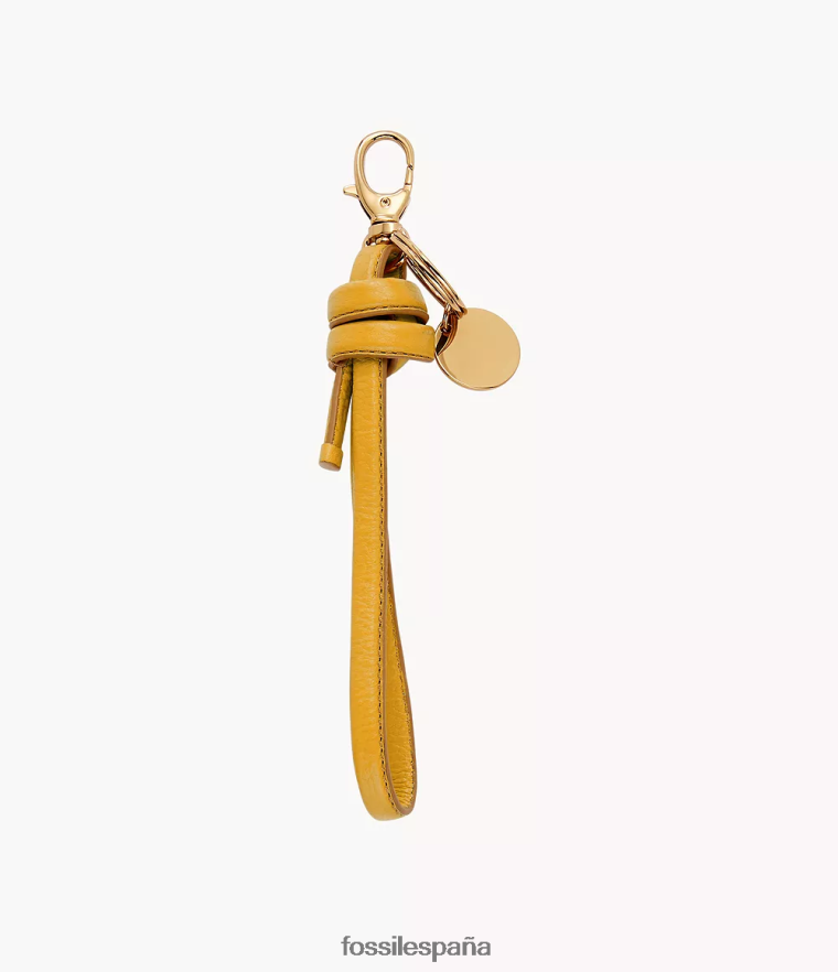 accesorio 804XJ41968 amarillo mujer Fossil llavero con lazo de regalo