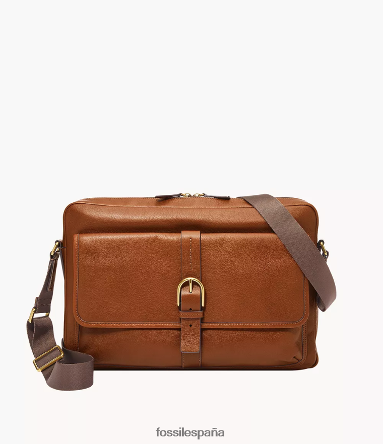 bolsa 804XJ41620 marrón hombres Fossil mensajero camden