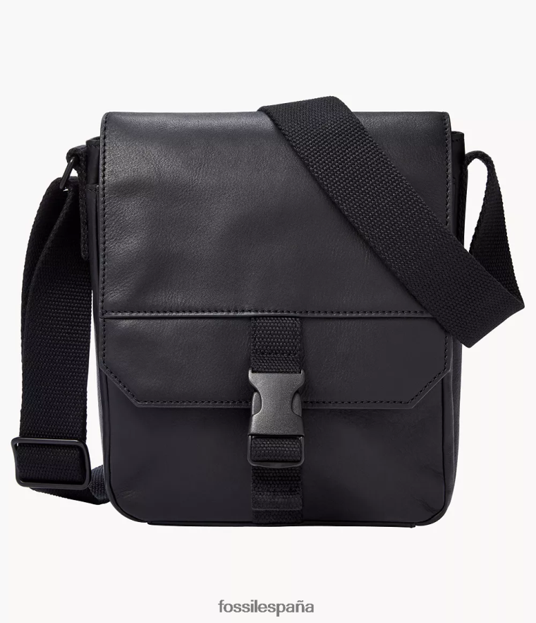 bolsa 804XJ41639 negro hombres Fossil mensajero de weston