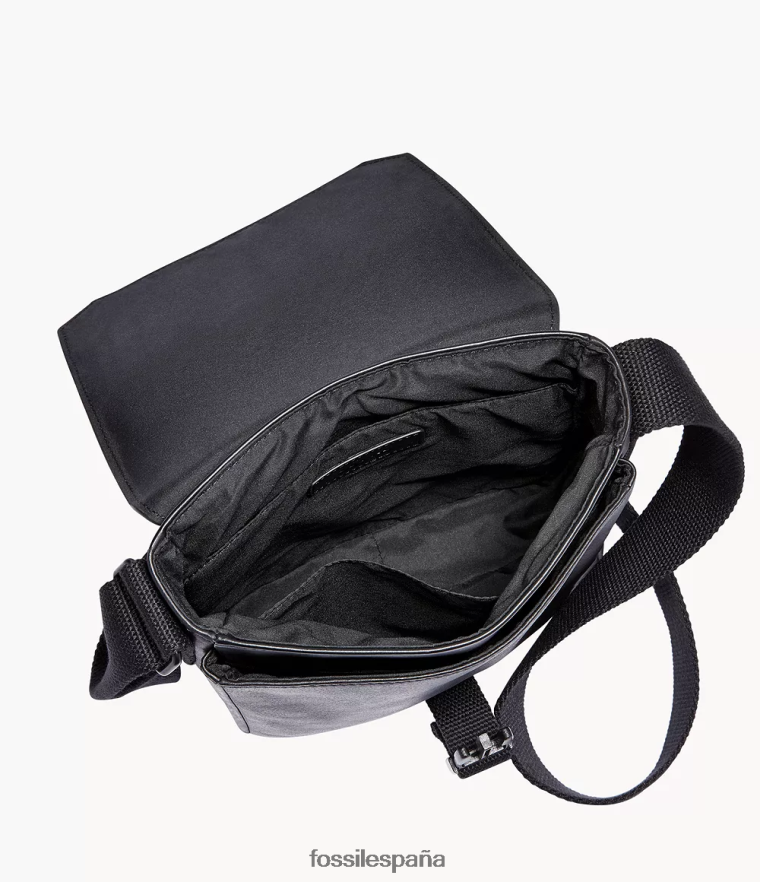 bolsa 804XJ41639 negro hombres Fossil mensajero de weston