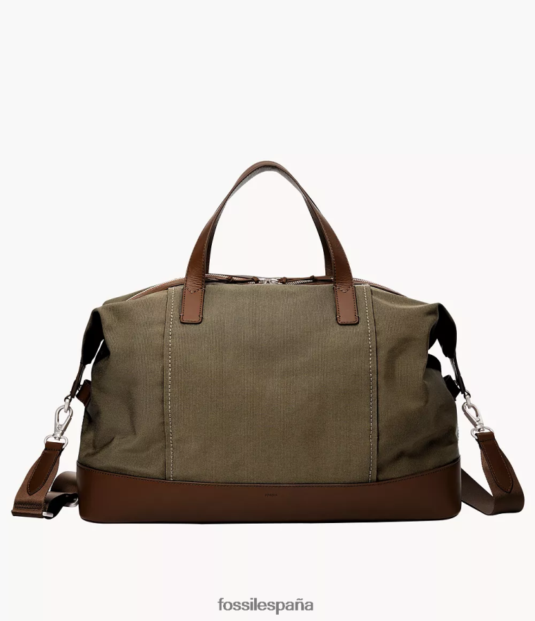 bolsa 804XJ41629 caqui hombres Fossil bolsa de lona raeford