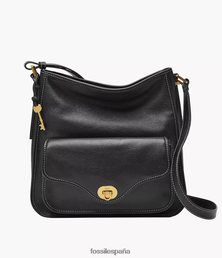 bolsa 804XJ4382 negro mujer Fossil vagabundo patrimonial