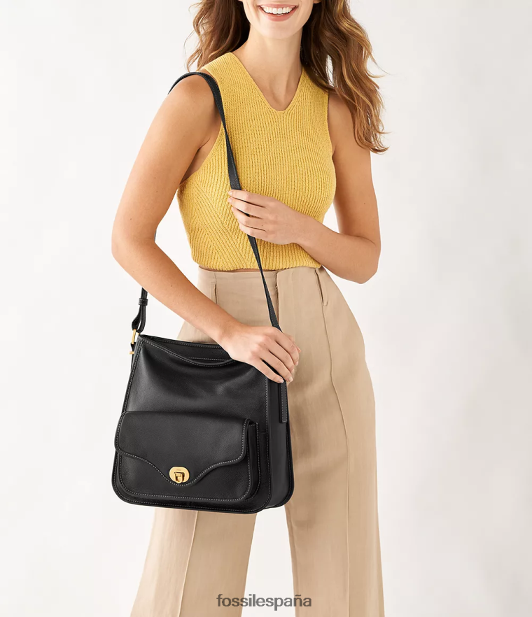 bolsa 804XJ4382 negro mujer Fossil vagabundo patrimonial