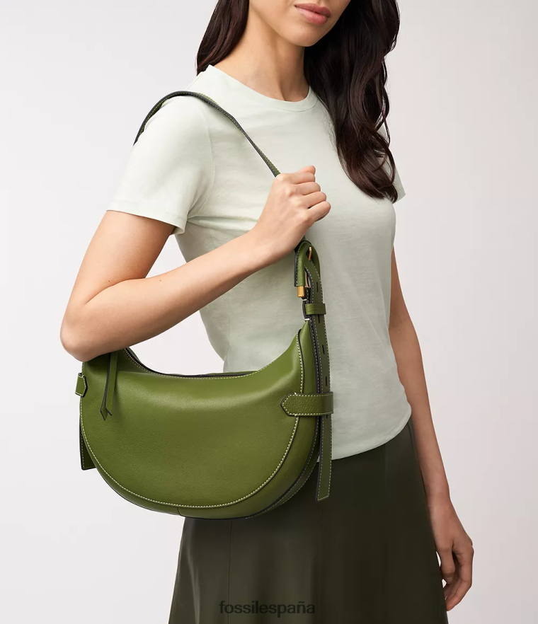 bolsa 804XJ4385 verde mujer Fossil vagabundo harwell