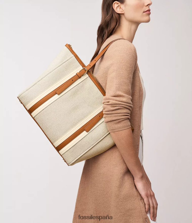 bolsa 804XJ4364 marrón claro mujer Fossil bolso carlie