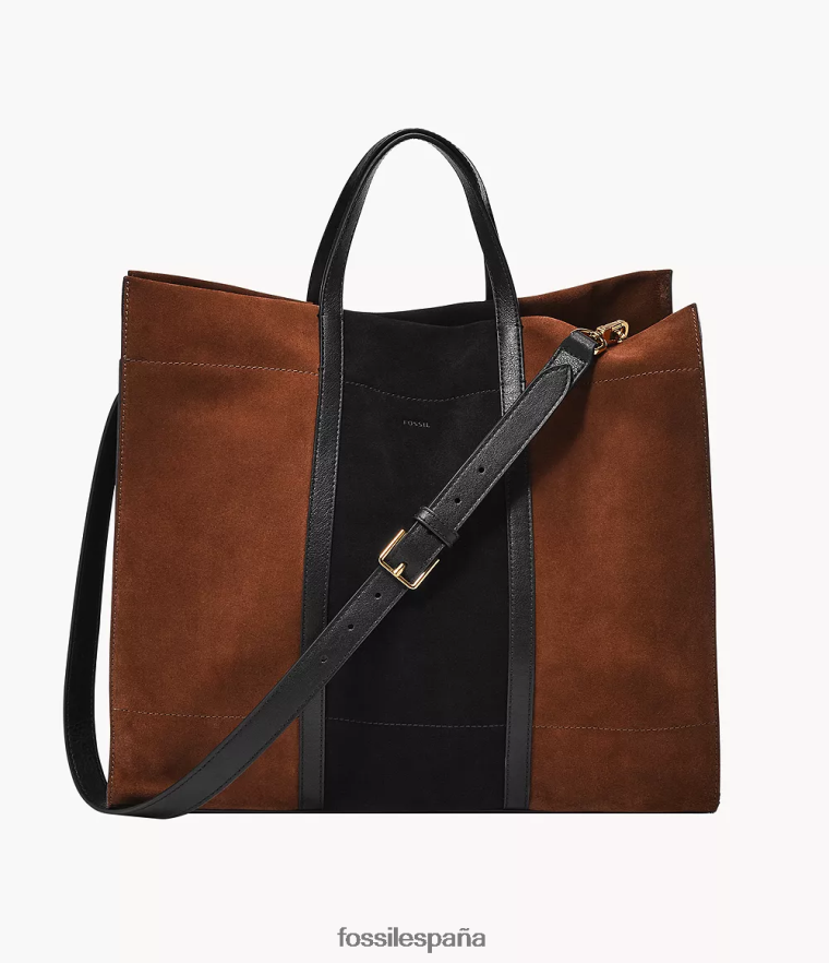 bolsa 804XJ4367 marrón mujer Fossil bolso tote carmen grande