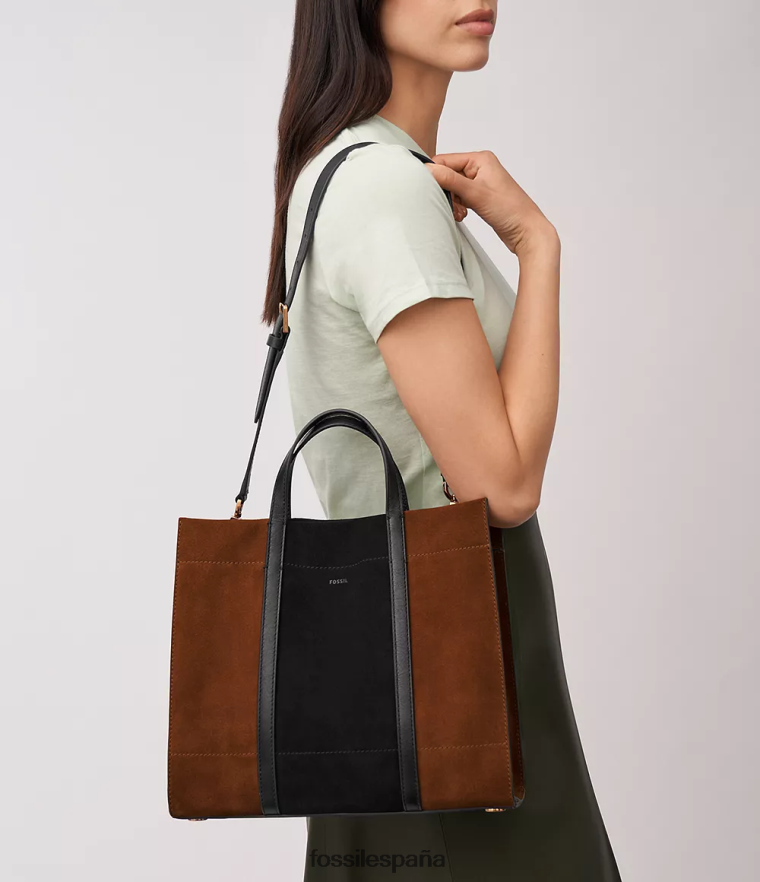 bolsa 804XJ4367 marrón mujer Fossil bolso tote carmen grande