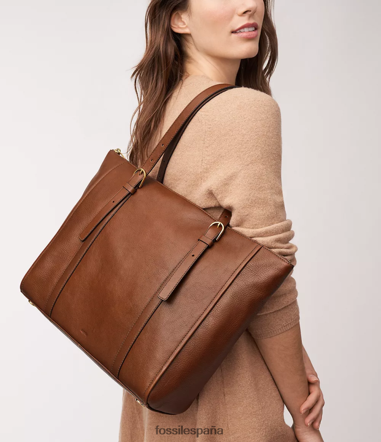 bolsa 804XJ4369 marrón mujer Fossil bolso carlie