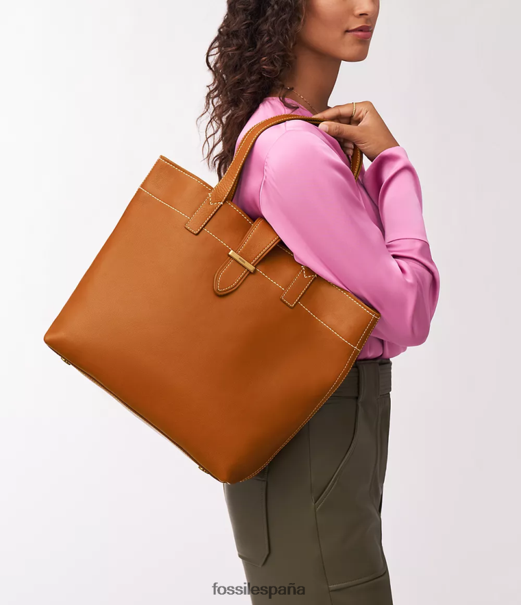 bolsa 804XJ4377 coñac mujer Fossil bolso tremont