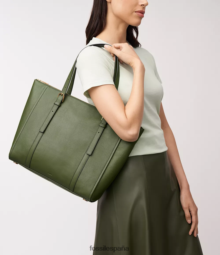 bolsa 804XJ4383 verde mujer Fossil bolso carlie