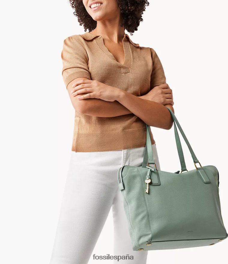 bolsa 804XJ4440 verde mujer Fossil bolso jaqueline