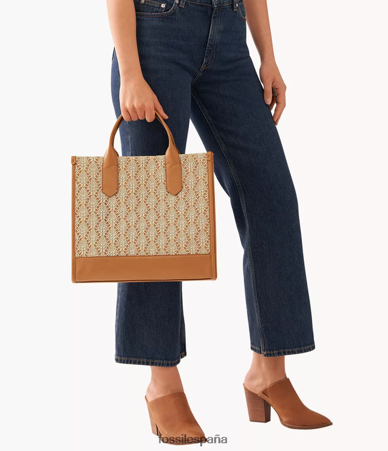 bolsa 804XJ4510 camello mujer Fossil bolso de mano