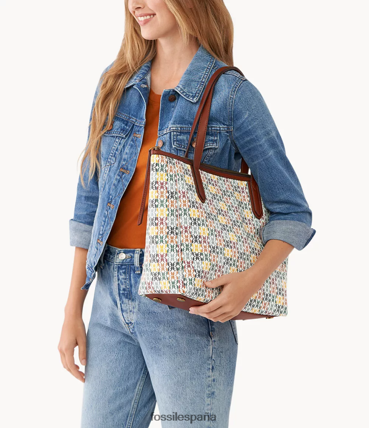 bolsa 804XJ4562 blanco mujer Fossil bolso de mano de sydney
