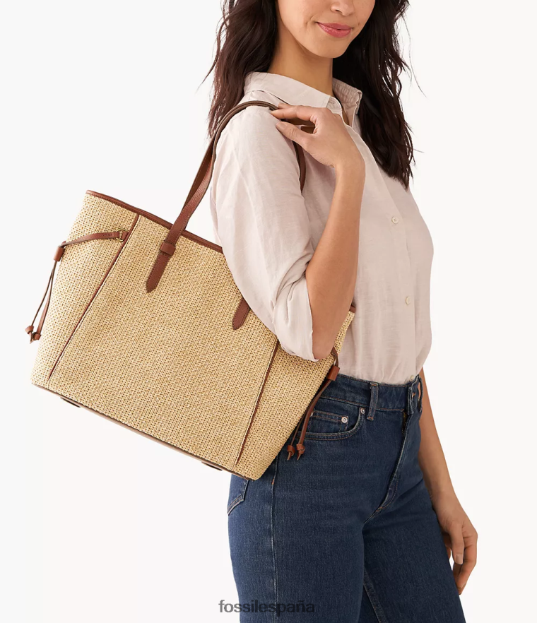 bolsa 804XJ4586 caqui mujer Fossil bolso charlie