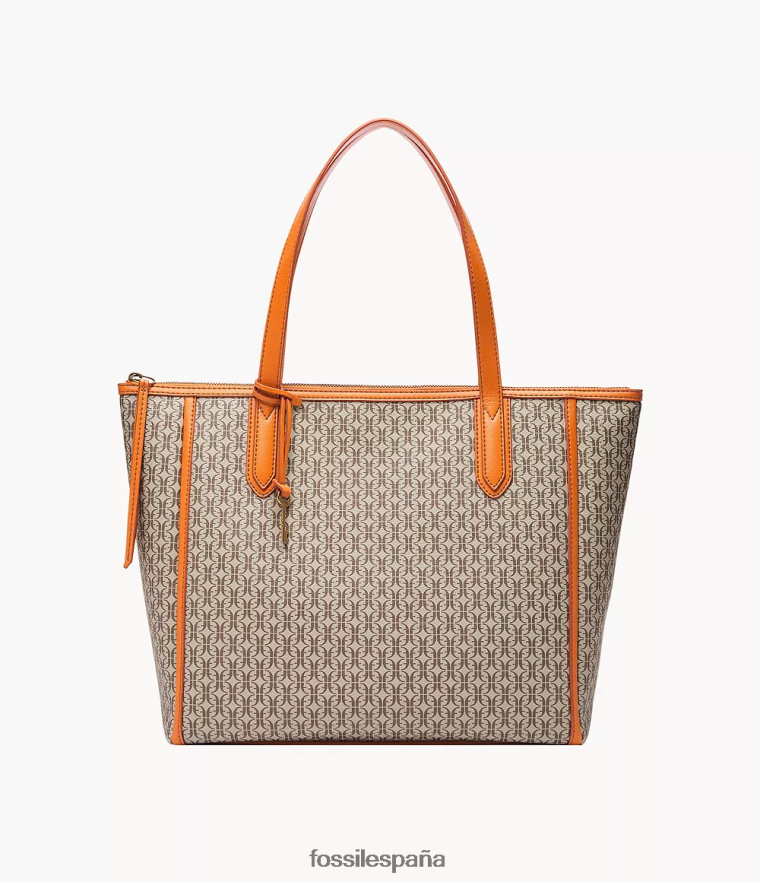 bolsa 804XJ4596 naranja mujer Fossil bolso de mano de sydney