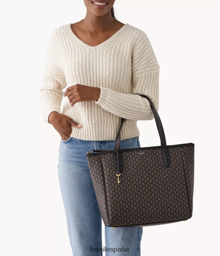bolsa 804XJ4687 negro mujer Fossil bolso de mano de sydney