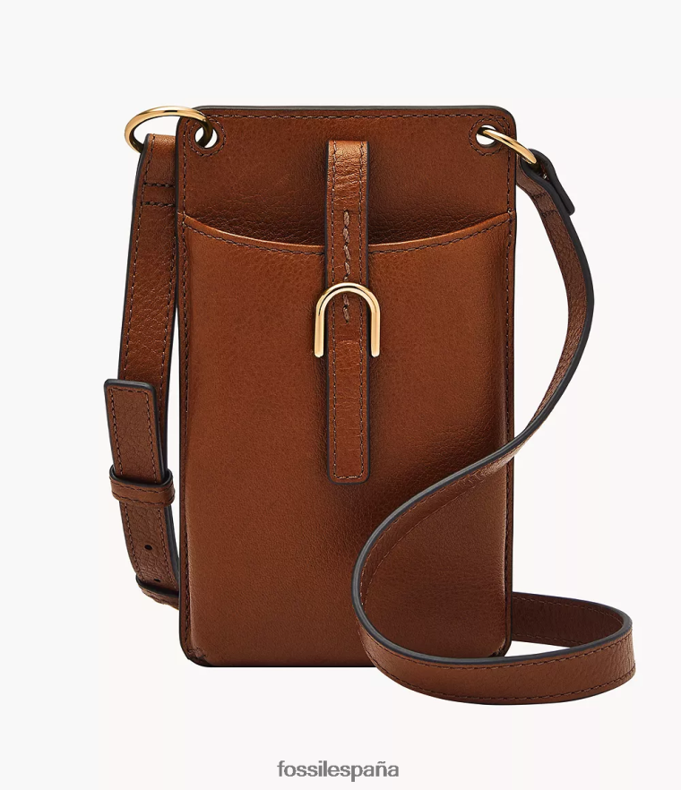 bolsa 804XJ4286 marrón mujer Fossil bolsa para teléfono vada