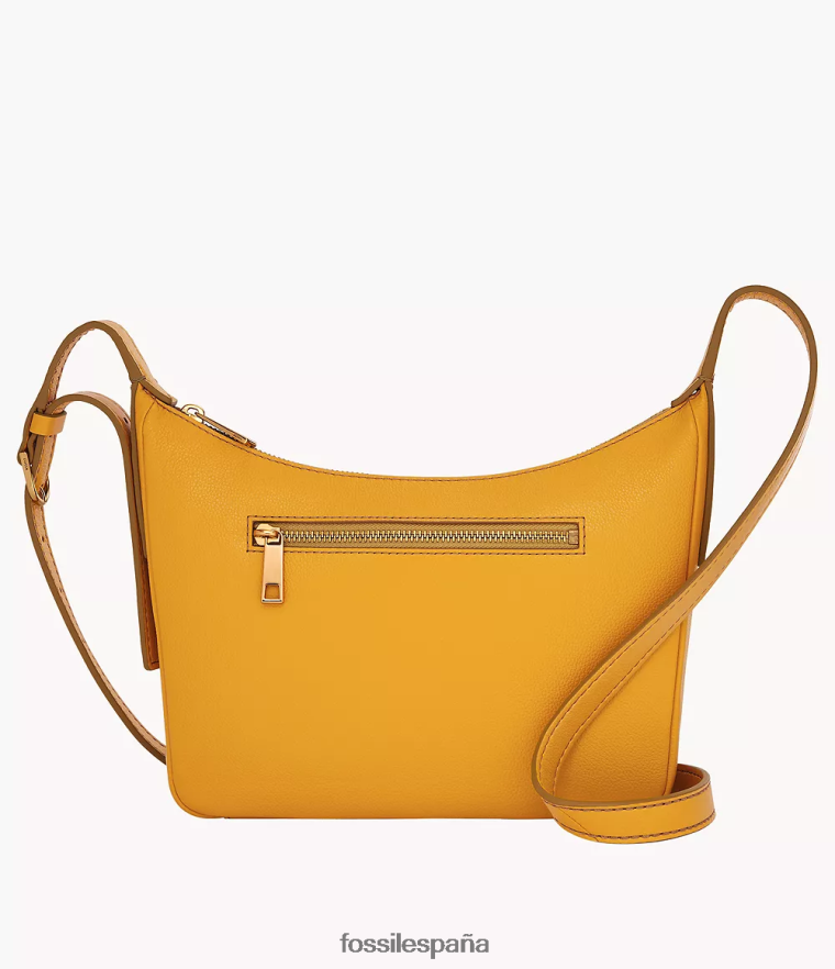 bolsa 804XJ4295 amarillo mujer Fossil bandolera pequeña cecilia