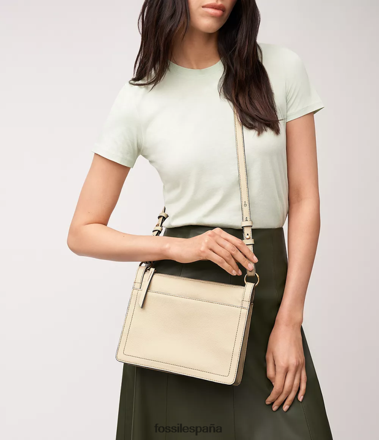 bolsa 804XJ4302 blanco mujer Fossil bandolera taryn