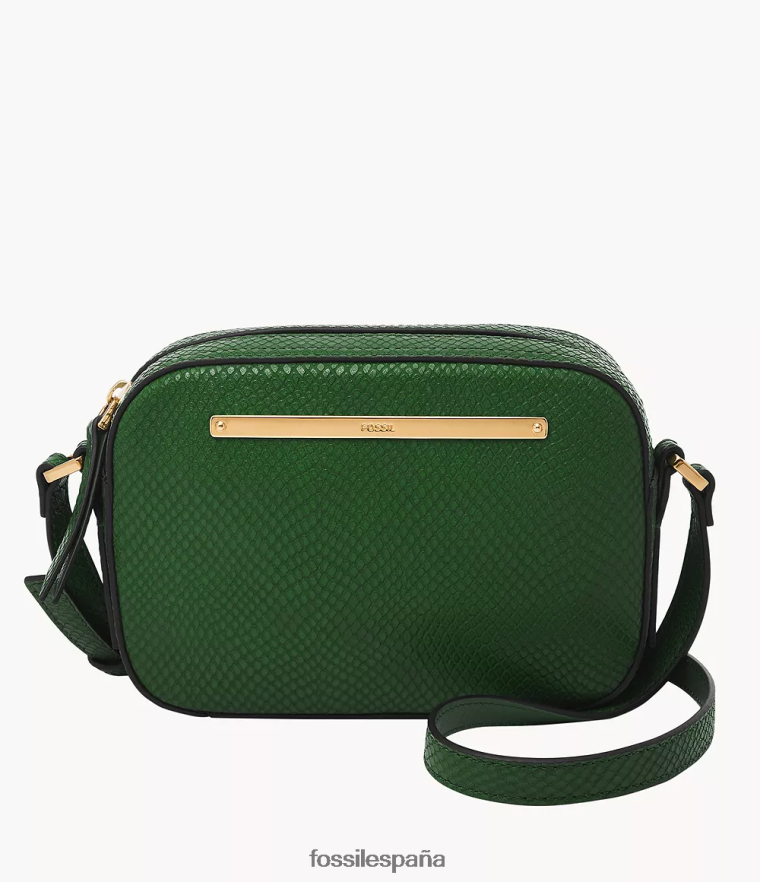 bolsa 804XJ4309 verde mujer Fossil bolsa para cámara liza