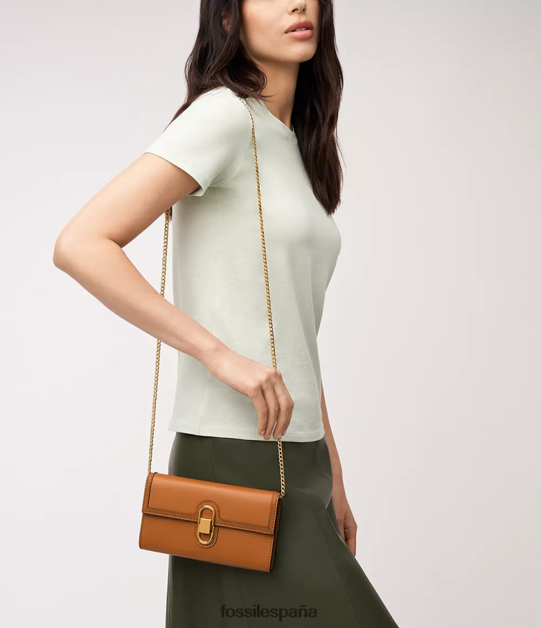 bolsa 804XJ4312 marrón mujer Fossil cartera cruzada avondale