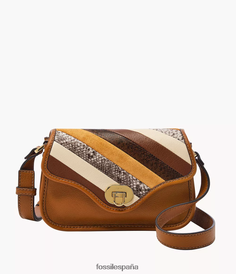 bolsa 804XJ4313 multi mujer Fossil bandolera Heritage con mini solapa