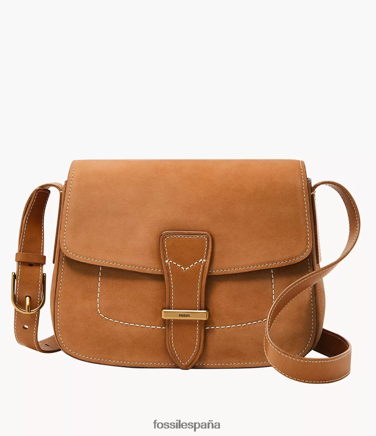 bolsa 804XJ4319 broncearse mujer Fossil bandolera con solapa Tremont