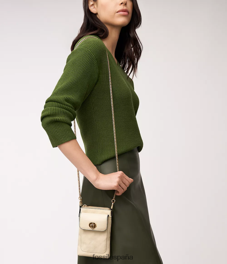 bolsa 804XJ4320 hueso mujer Fossil bandolera harper