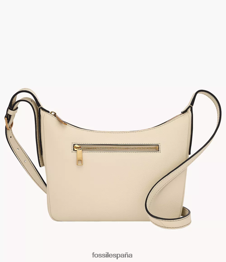 bolsa 804XJ4321 blanco mujer Fossil bandolera pequeña cecilia