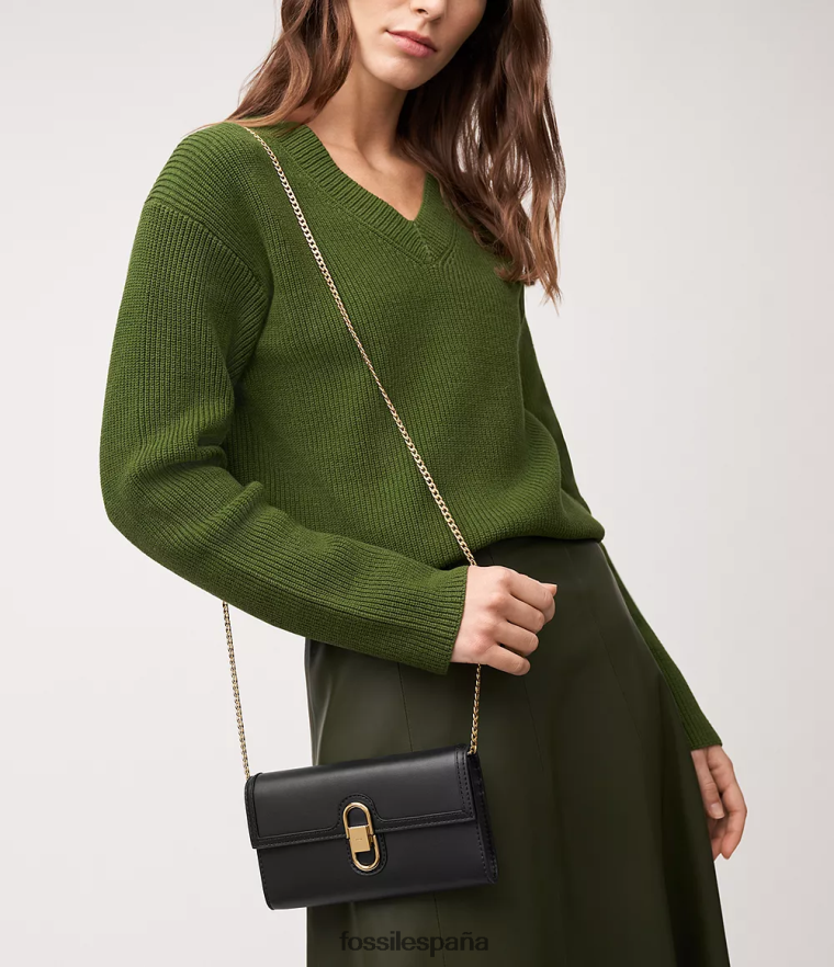 bolsa 804XJ4323 negro mujer Fossil cartera cruzada avondale
