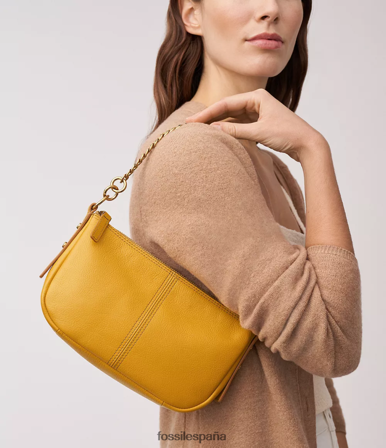 bolsa 804XJ4334 amarillo mujer Fossil jolie baguette