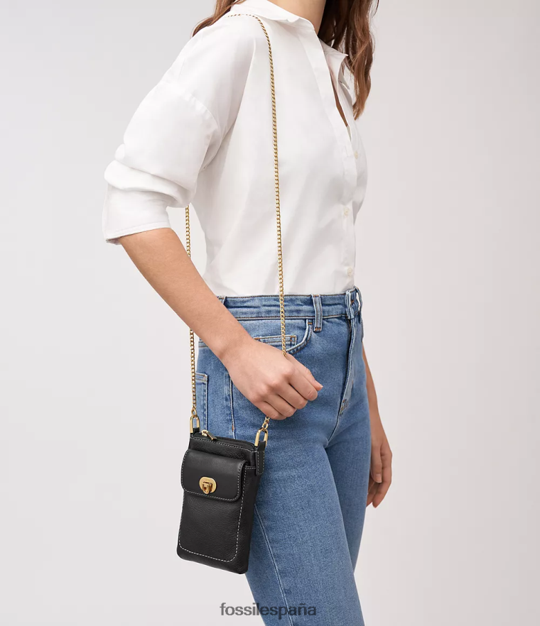 bolsa 804XJ4342 negro mujer Fossil bandolera harper