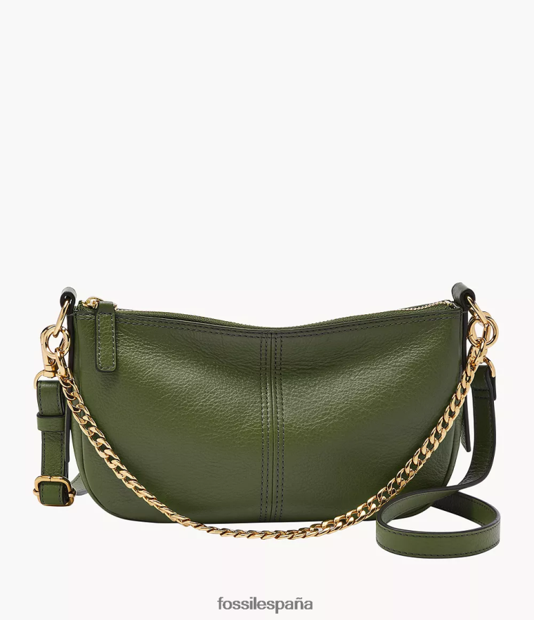 bolsa 804XJ4346 verde mujer Fossil jolie baguette