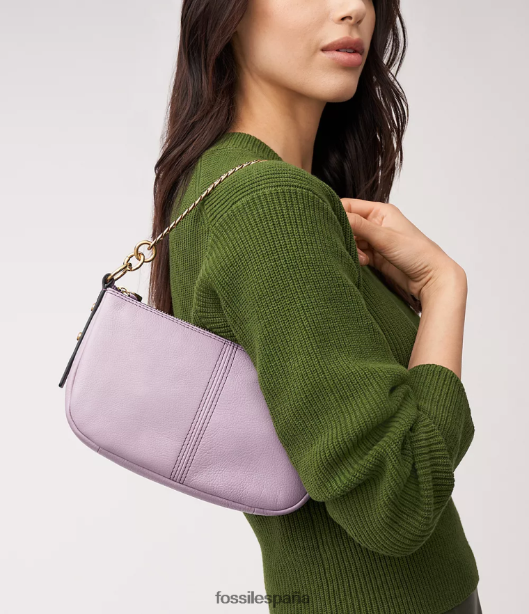 bolsa 804XJ4350 púrpura mujer Fossil jolie baguette