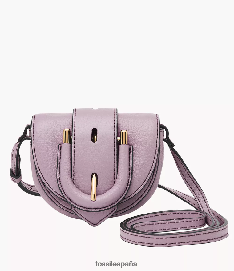 bolsa 804XJ4355 lavanda mujer Fossil bandolera harwell con micro solapa