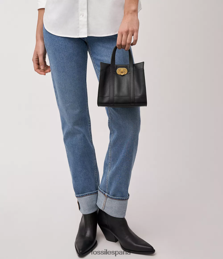bolsa 804XJ4357 negro mujer Fossil mini bolso carmen