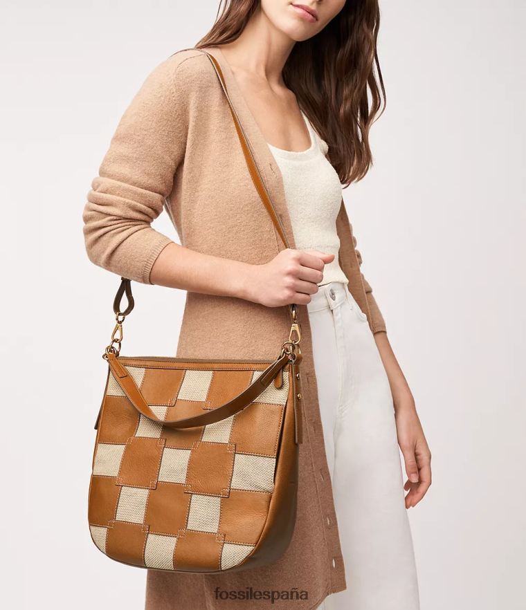 bolsa 804XJ4372 marrón claro mujer Fossil jolie vagabundo