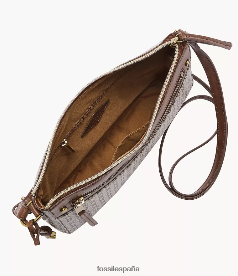 bolsa 804XJ4403 caqui mujer Fossil bandolera farrah