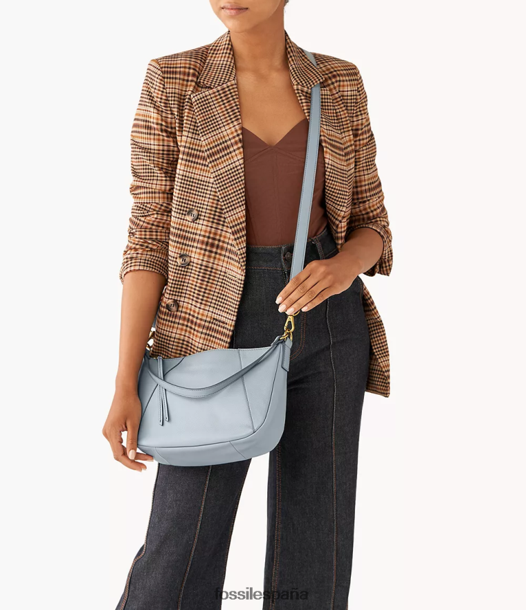 bolsa 804XJ4413 azul mujer Fossil bandolera skylar