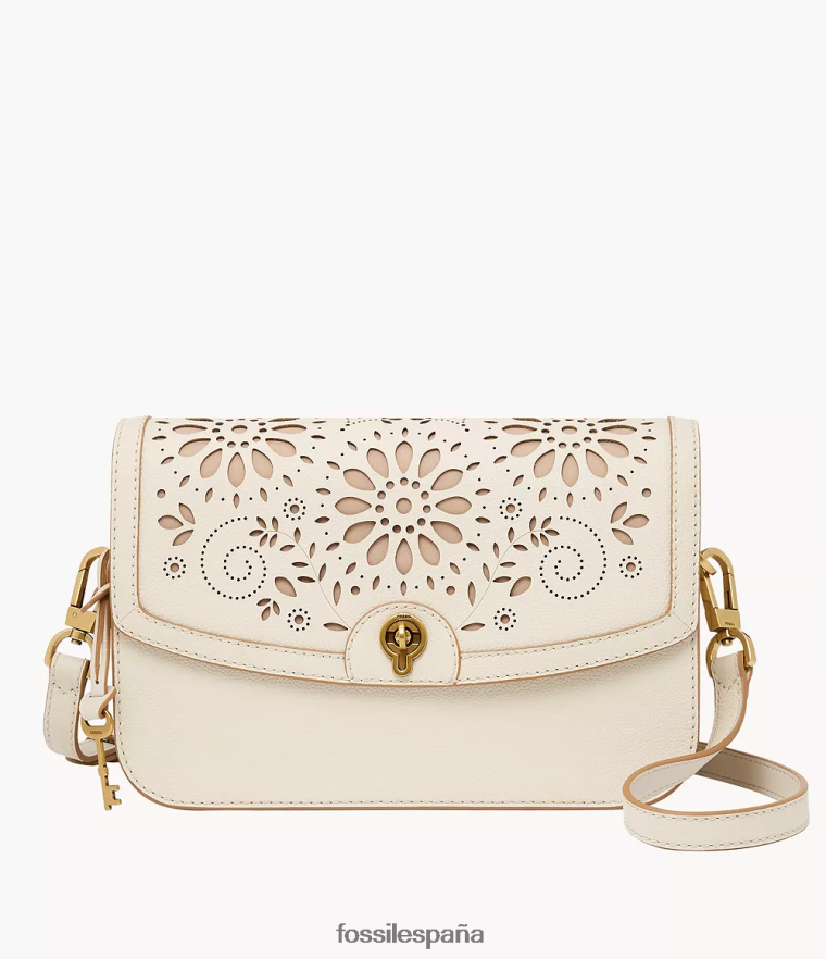 bolsa 804XJ4414 blanco mujer Fossil bandolera ainsley
