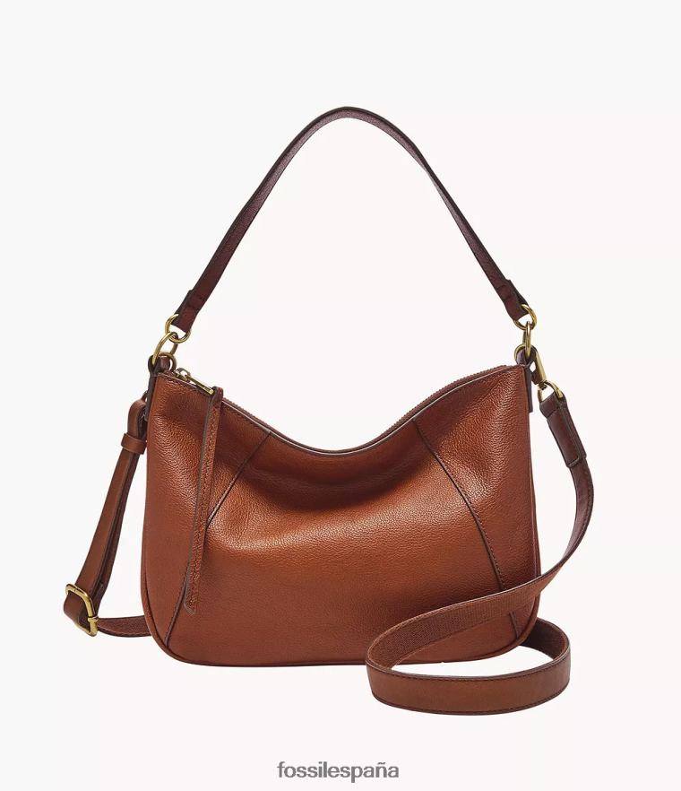 bolsa 804XJ4421 marrón mujer Fossil bandolera skylar