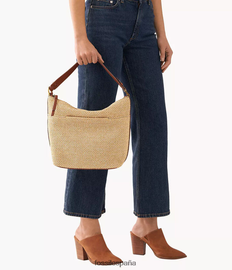 bolsa 804XJ4428 blanco mujer Fossil julianna vagabundo grande