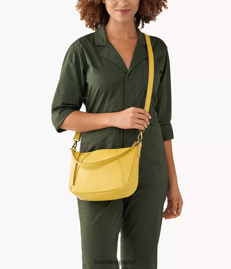 bolsa 804XJ4457 amarillo mujer Fossil bandolera skylar