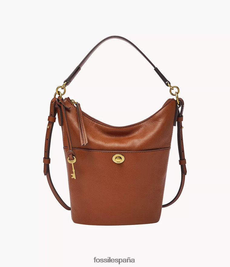 bolsa 804XJ4459 marrón mujer Fossil vagabundo pequeño talulla